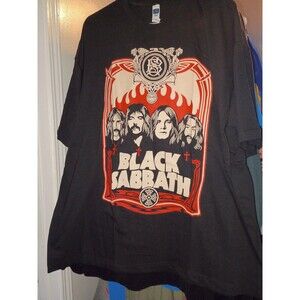 RARE BLACK SABBATH ART VINTAGE VTG METAL ROCK TEE SIZE X-SMALL